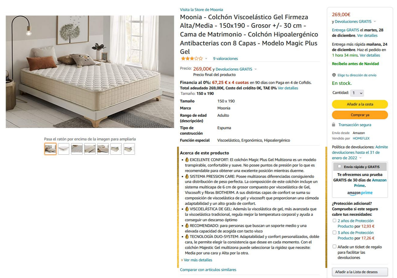 Describe tus productos con un copy que genere emoción